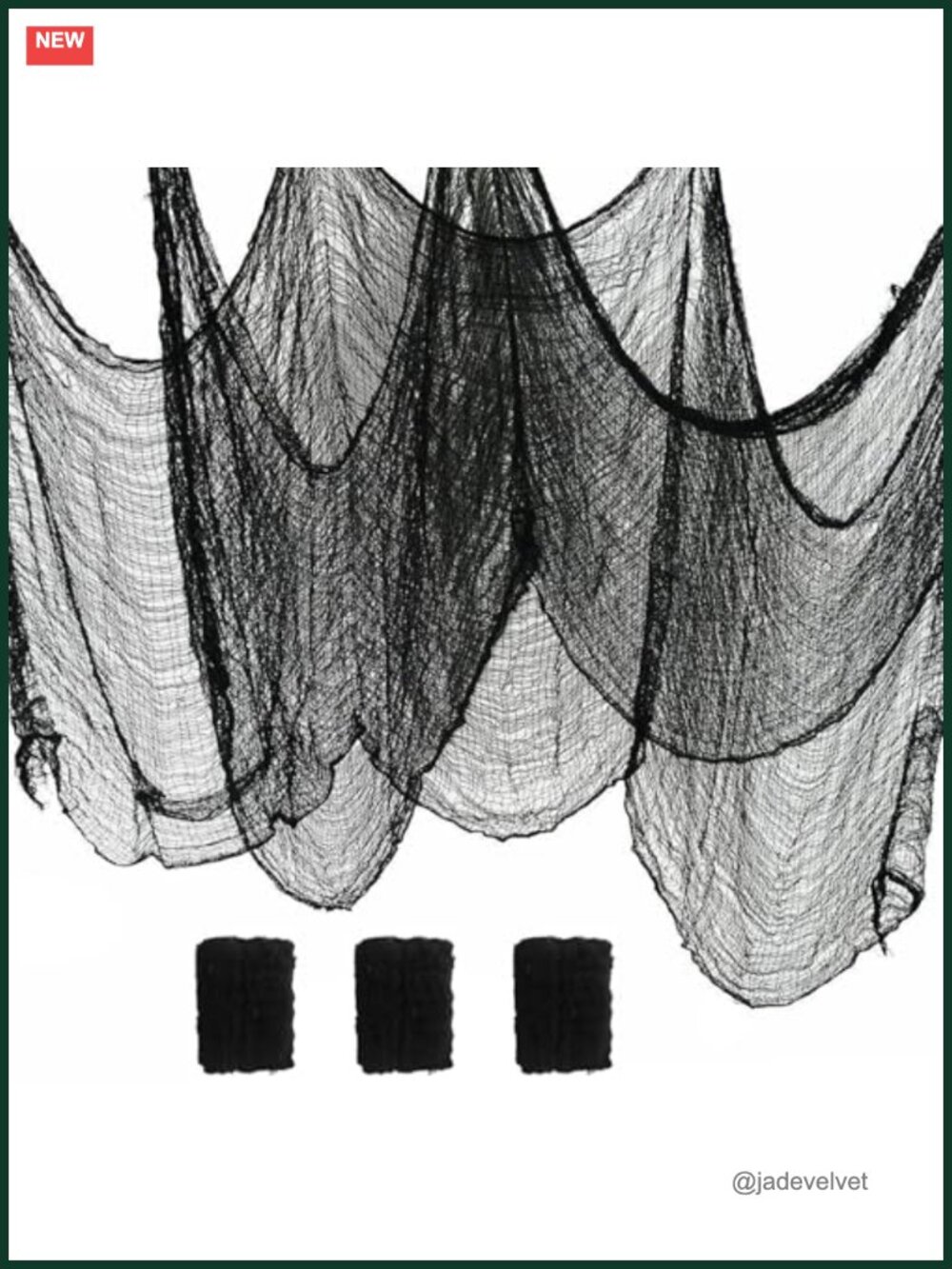 Halloween Creepy Cloth Backdrop 16.4ft x 30in Haunted House Decor